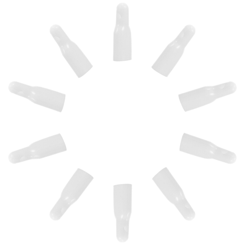 10pcs Umbrella Tail Beads Plastic Umbrella Bone Covers Straight