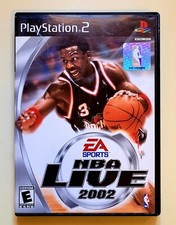 NBA Live 2002 Playstation 2 PS2 E Everyone EA Sports Basketball Free Shipping