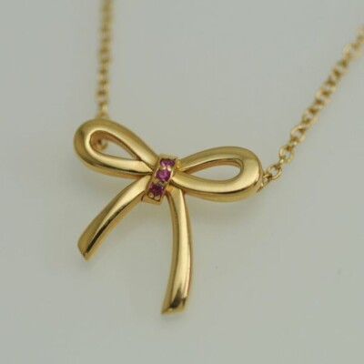 Tiffany & Co. ゴールド バーネックレス ティファニー ハードウェア グラジュエイテッド リンク ネックレス