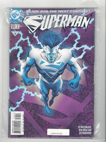 SUPERMAN #123 MAI 1997 BEREIT FÜR DAS NÄCHSTE JAHRHUNDERT DC COMICS NEU - Bild 3 von 3