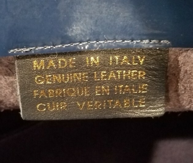 Sac Fourre-Tout NICOLI En Cuir Bleu Royal Italien | Sac à Main Déclaration Unique