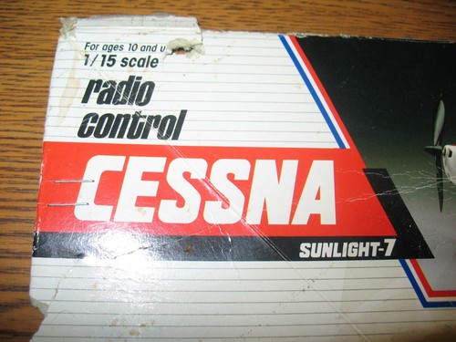 VINTAGE NIKKO CESSNA SUNLIGHT-7 REMOTE RADIO CONTROL AIRPLANE TRANSMITTER - Picture 7 of 7