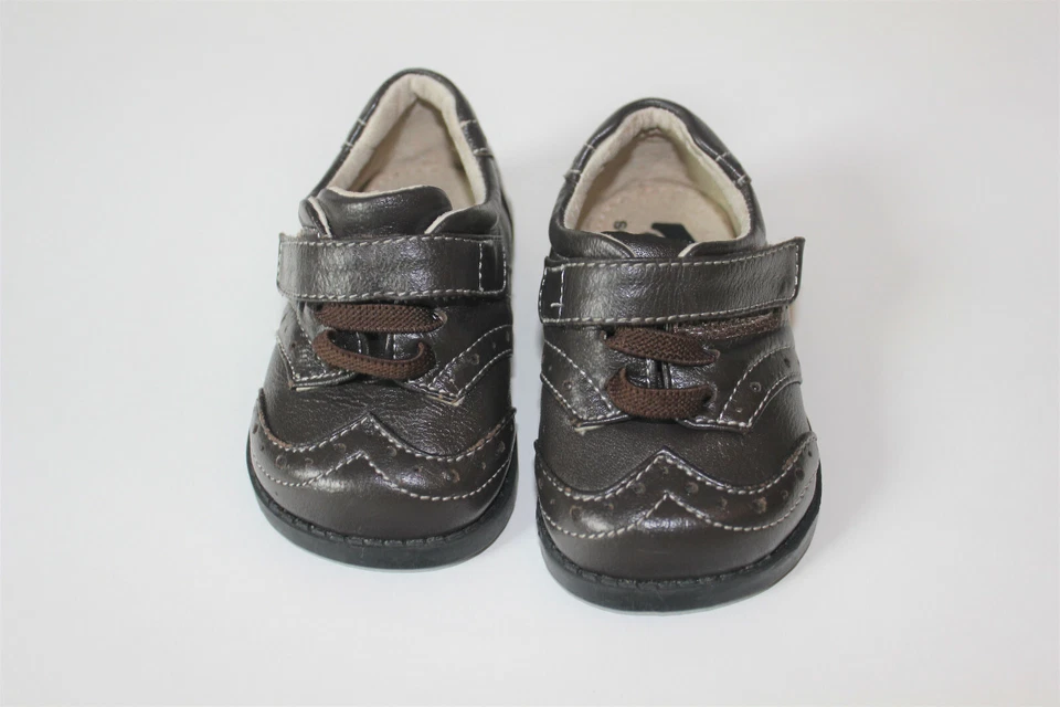 See Kai Run Bennet Marrón Punta de Ala Zapatos Tenis Bebé Niño Infante Talla 3 Foto 2 de 4