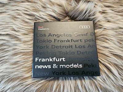 AUDI IAA Frankfurt R8 Spyder S5 Sportback Pressemappe Presseinfo Media Press Kit