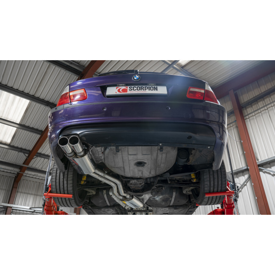 Escape Scorpion BMW 325 / 328 E36 Cat Back DTM Cola Acero Inoxidable SBM096DTM