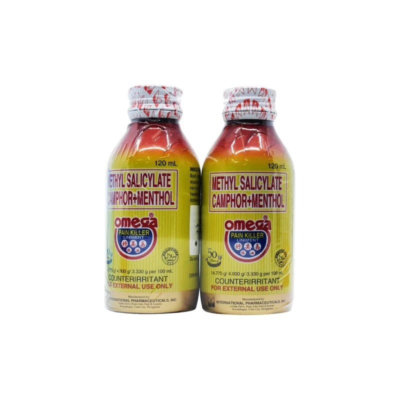 2 x OMEGA SCHMERZMITTEL Liniment 120 ml Original