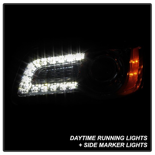 2011-2014 Chrysler 300 Chrome Bezel Halogen Type Headlight Headlamp Driver Side - Picture 8 of 8