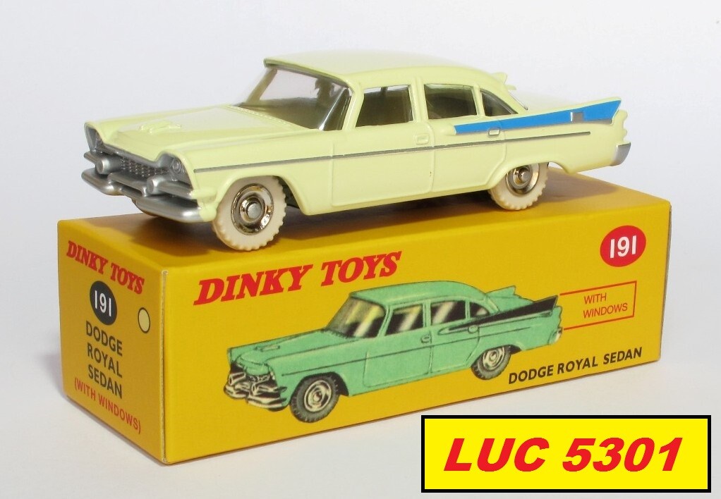 ダッジ ロイヤル セダン - メカノ ディンキートイズ #191 Dinky 191, Dodge Royal Sedan - Free Price Guide & Review
