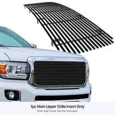 For 2015-2020 GMC Canyon Main Upper Stainless Steel Black Billet Grille Insert