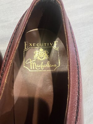 Vintage (1950s) The McFarland Shoe Brown Calf Color Size 7.5  display picture 1