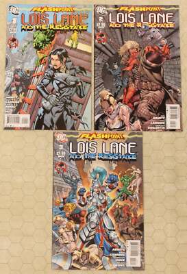FLASHPOINT LOIS LANE AND THE RESISTANCE #1 - 3 (2011) Complete Set (DC Comics lo