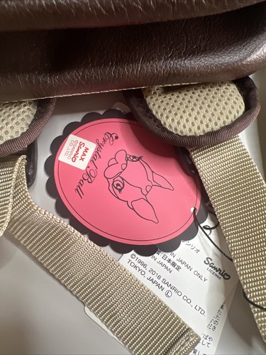 Rare NWTCrystal Ball Pompompurin X Kunika Brown Leather Backpack Max Sanrio 2016 - Picture 4 of 24