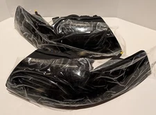 DNA MOTORING Black Housing Headlights Replacement 99-04 Ford Mustang