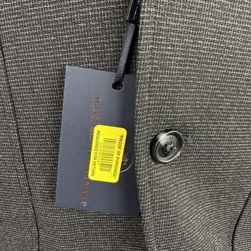 Hart Schafner Marx Men's Stretch Sport Coat Blazer Size M Dark Gray NWT - Picture 14 of 14