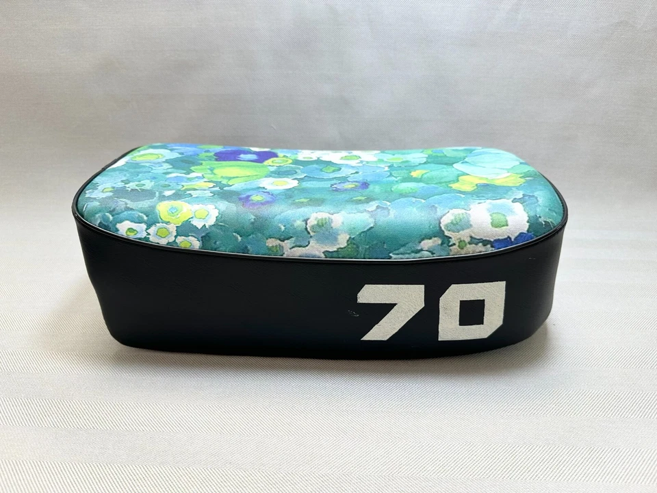 Honda ATC70 ATC 70 1978-1985 sillín asiento panorámico (verde) motocicleta completa nueva. Foto 3 de 4