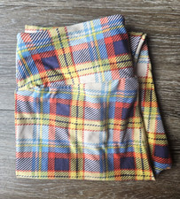 LuLaRoe Girls' One Size Plaid Yellow Leggings