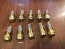Spraying Systems Co. Brass 1/4" M 4 Spray Nozzle w/ Strainer (Lot of (10))