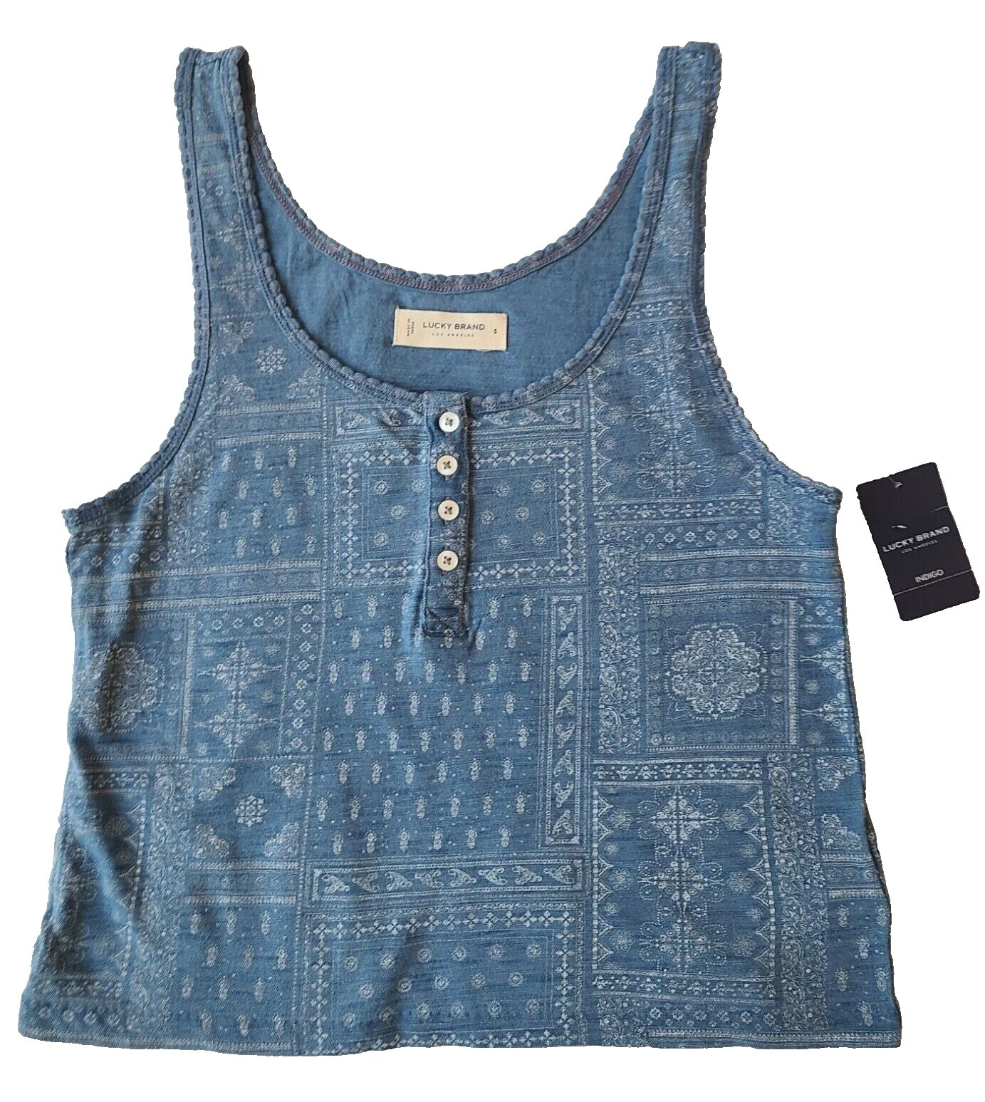 Lucky Brand Cotton Juniors Tops for Women