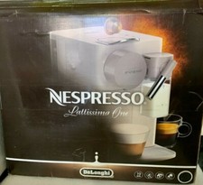 DeLonghi Nespresso Lattissima One Coffee Machine White Espresso Maker  EN500W for sale online | eBay