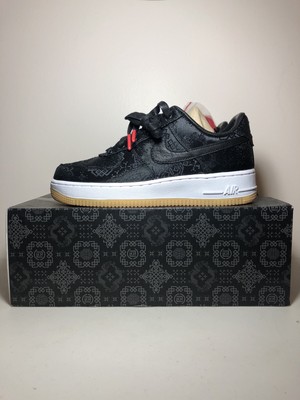 CLOT X Fragment X Nike Air Force 1 Low Black Silk Men's Size 6 (Ready To  Ship) 194275480879 | eBay
