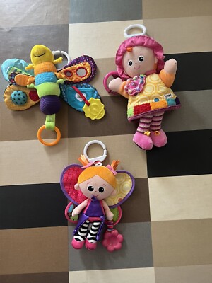 LAMAZE Babyspielzeug: Emily Dolly, Glühwürmchen & Fee Prinzessin Restposten x 3 Konvolut