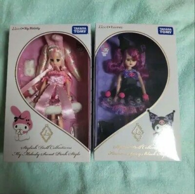 Licca Doll Kuromi My Melody Sanrio TAKARA TOMY Gothic Lolita
