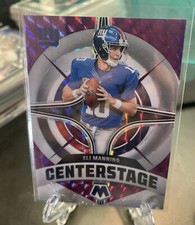 2022 Panini Mosaic Eli Manning Center Stage Purple 39/49 SP New York Giants