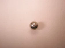 Ball Design Silver Tone Quality Vintage TINY SMALL Tie Tack Lapel Pin simple q23