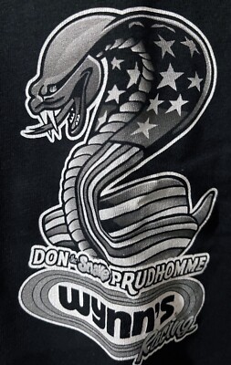 VRHTF NHRA COOL ''DON ''THE SNAKE'' PRUDHOMME WYNN'S SNAKE RACING''  3XL T SHIRT