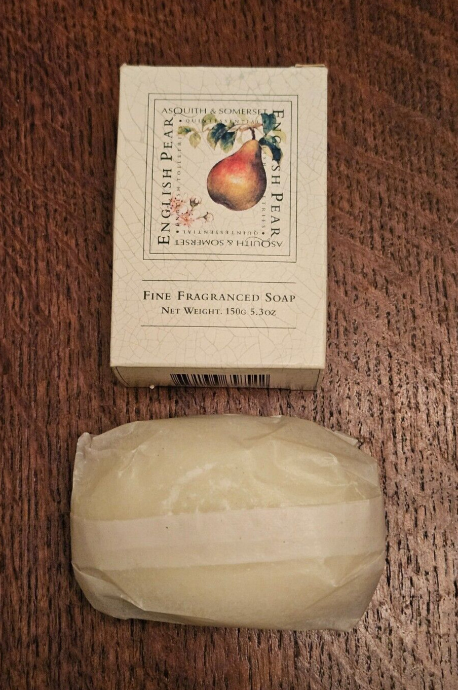 Asquith and Somerset English Pear Fine Fragrance Soap 5.3 oz
