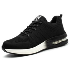 Mens Steel Toe Cap Shoes Work Boots Womens Air Safety Trainers Ladies Sneakers