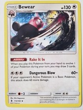 Bewear 113/145 LP - Guardians Rising Sun Moon Pokemon Card $2 Combined Shipping