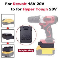 Adapter Konverter For Dewalt 18V/20V battery to for Hyper Tough 20V Power Tools