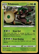 Pokemon Rillaboom (015) SWSH01: Sword & Shield Base Set - 015/202 NM