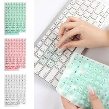 83PCS Raised Keyboard Stickers for Long Nails Universal Nail Art Keyboard Bubble