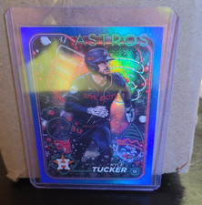 2024 Topps Holiday Kyle Tucker Blue Metallic Holiday Tree #H126 Astros
