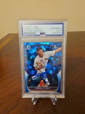 Connelly Early Signed Autographed  1st Bowman Chrome Sapphire PSA 🔥🔥🔥