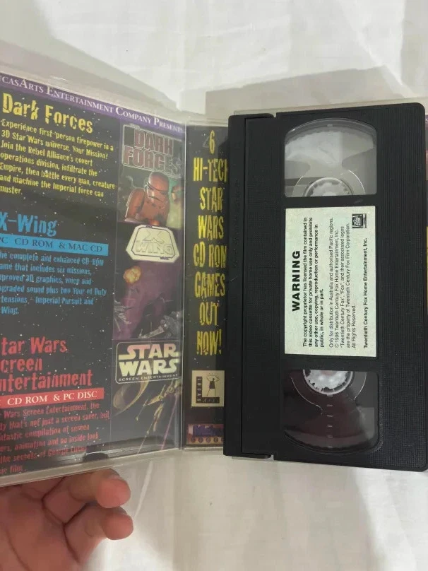 STAR WARS IV V VI Original Trilogy - VHS Video Cassette Tape Set (THX 1995) - image 4 of 4
