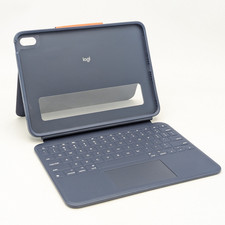 Logitech Rugged Combo 4 Touch Keyboard/Cover Case for Apple iPad 10th Gen  Blue