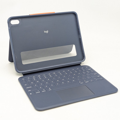 Logitech Rugged Combo 4 Touch Keyboard/Cover Case for Apple iPad 10th Gen | Blue