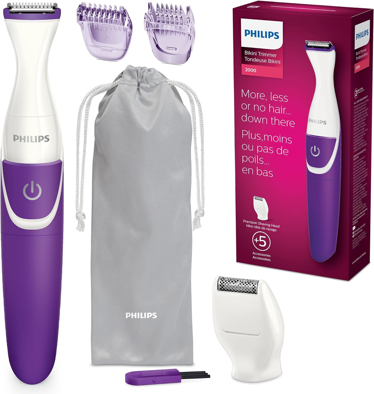 Beauty Bikini Genie Cordless Trimmer for Bikini Line Hair Re