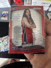 Panini 2025 WNBA Prizm Georgia Amoore Washington Mystics Red Prizm #103 /299