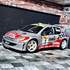 1 18 AUTOart Peugeot 206 WRC 2001 Monte Carlo Rally Marcus Gronholm