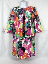 Kasper 2PC Dress Suit Women s 14 Black Red Open Blazer Long Sleeve Beaded Floral