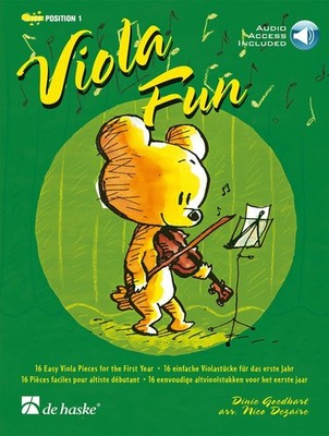Viola Fun Dinie Goedhart Book and Audio Online Viola De Haske Publications