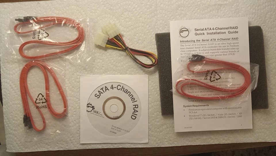 Tarjeta Raid Siig Sata de 4 canales Foto 4 de 4