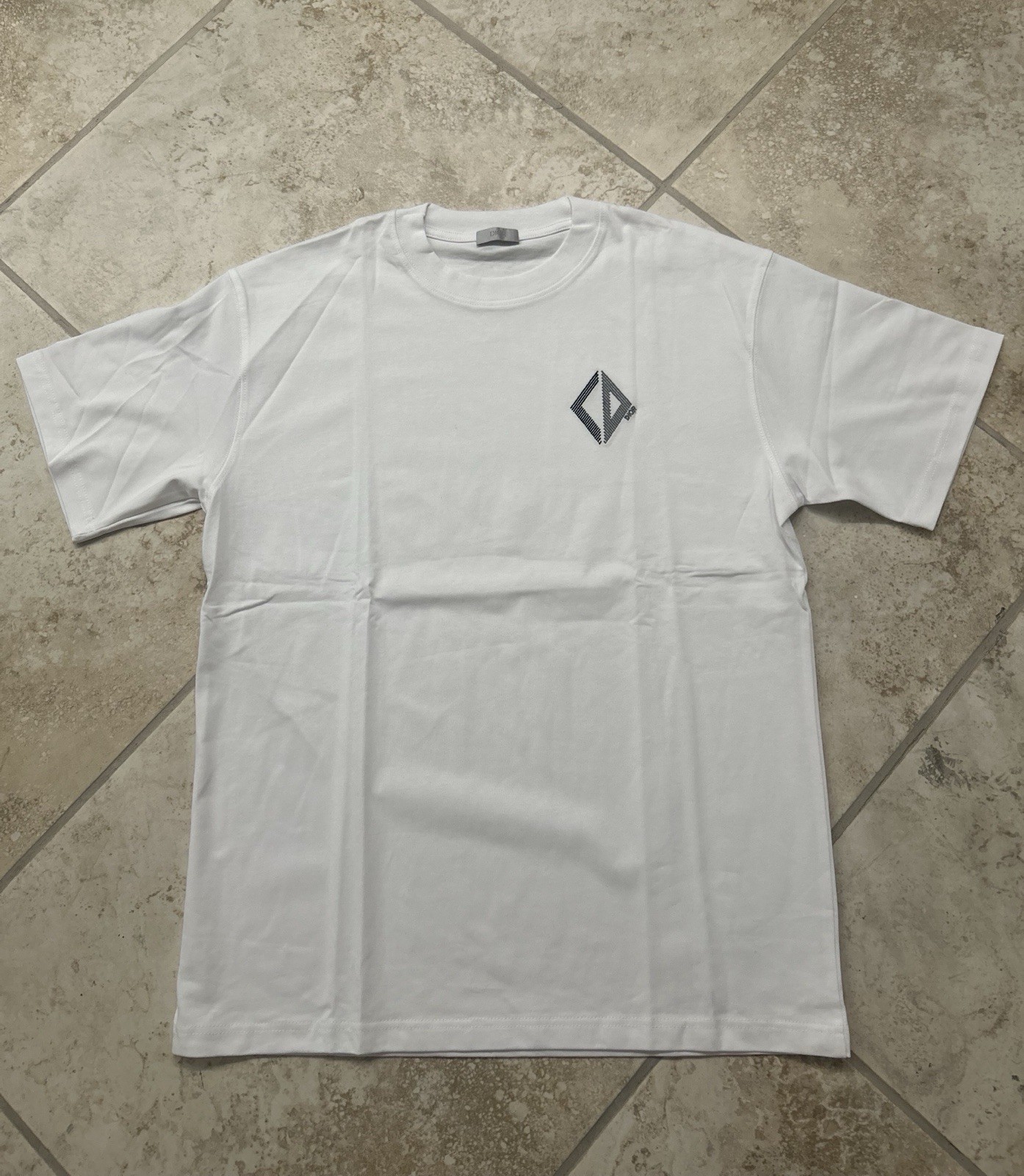 Christian Dior Cd White Diamond Relaxed Fit Shirt Size XL
