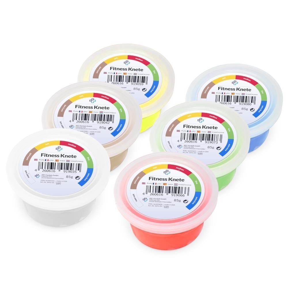 Therastar® Fitnessknete Handtrainer Knetmasse Physiotherapie Fingertraining Reha