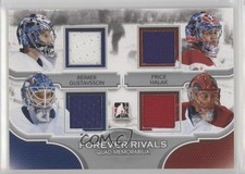 2012 ITG Forever Rivals Series Quad Jersey Silver James Reimer Carey Price 1o3