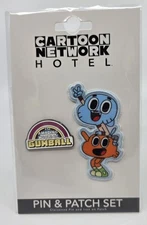 Set Of 5 Cartoon Network Hotel Patch & Pin Sets